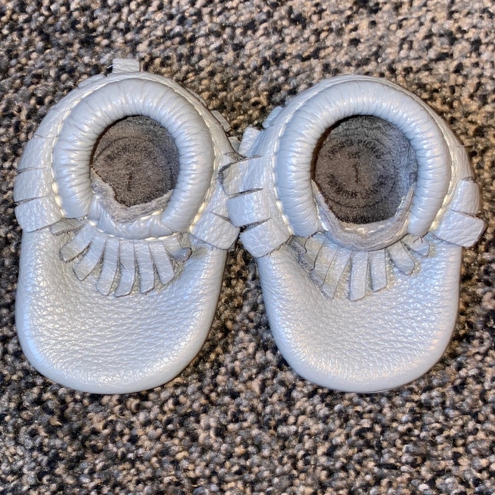 Freshly picked moccasins grey